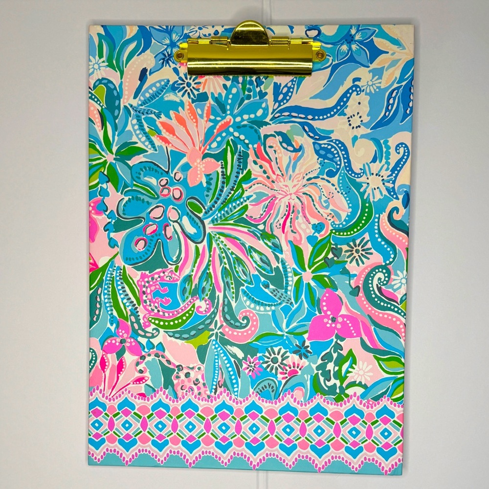 Lilly Pulitzer Clipboard Folio